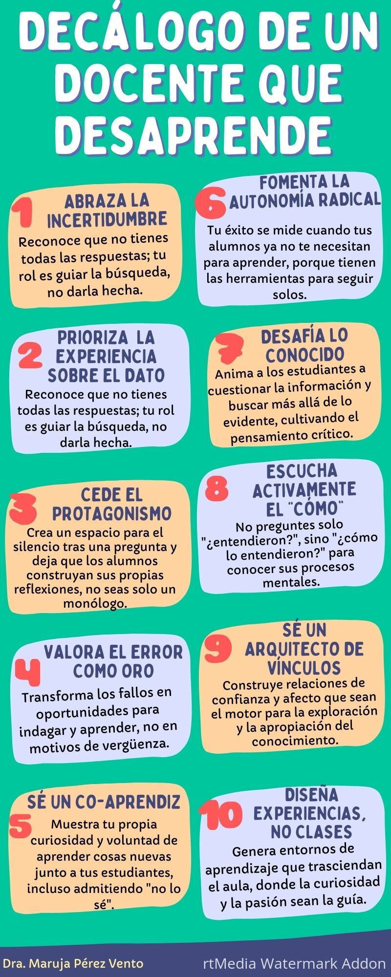 DECALOGO DOCENTE DESAPRENDE