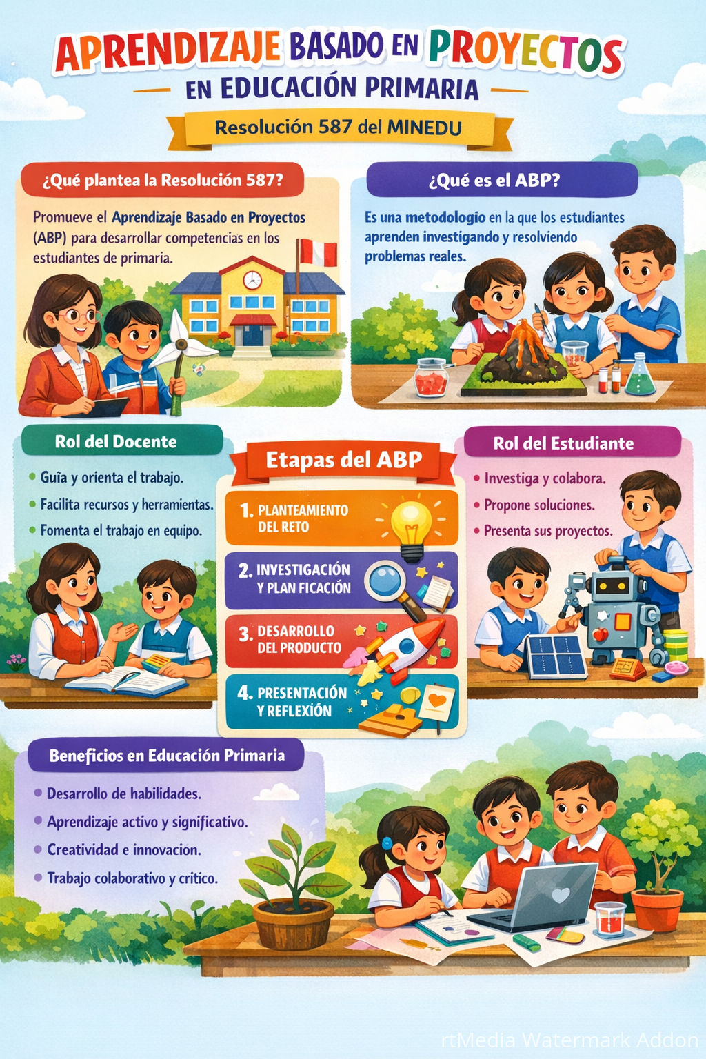 Aprendizaje basado en proyectos en primaria