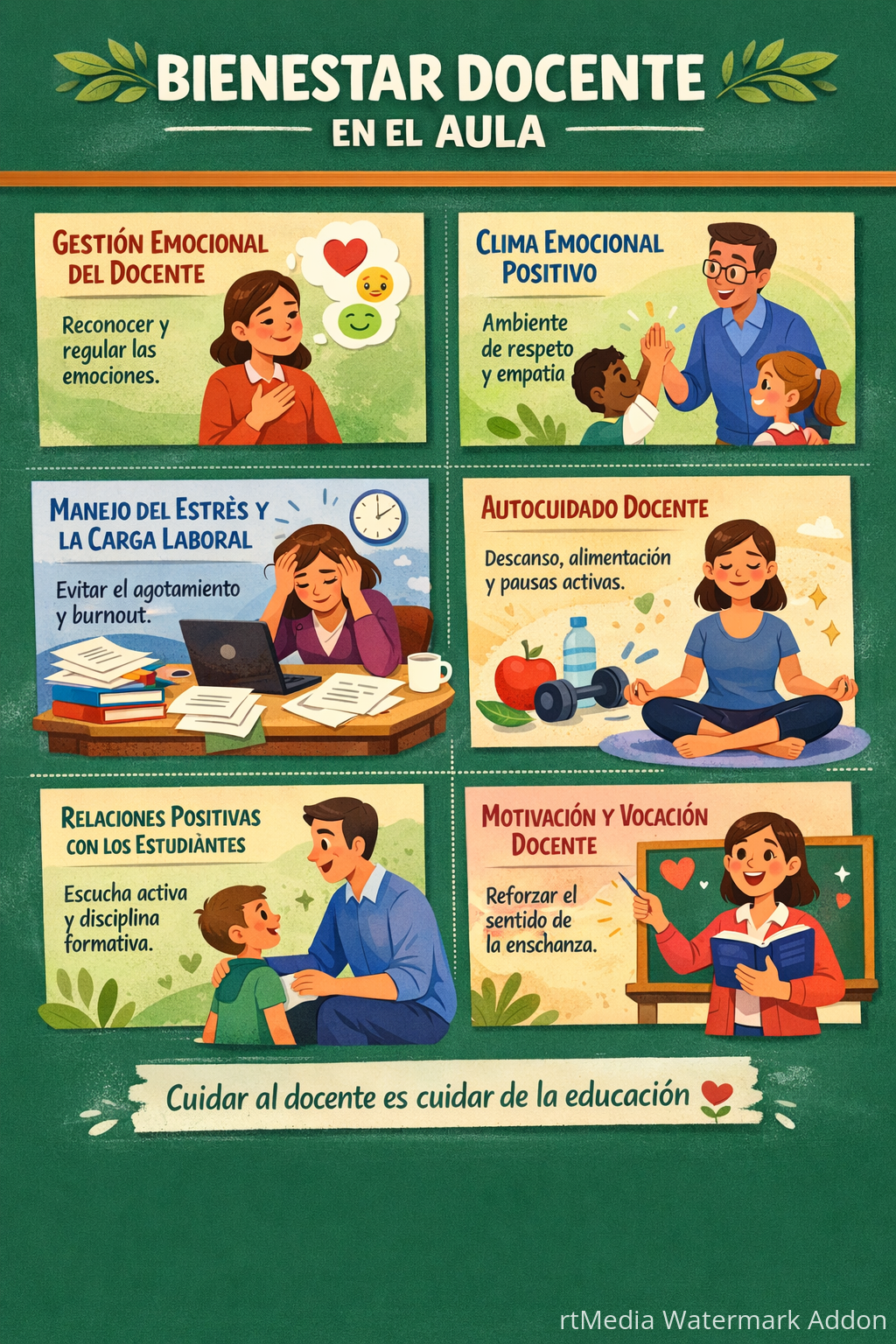 Bienestar docente en el aula