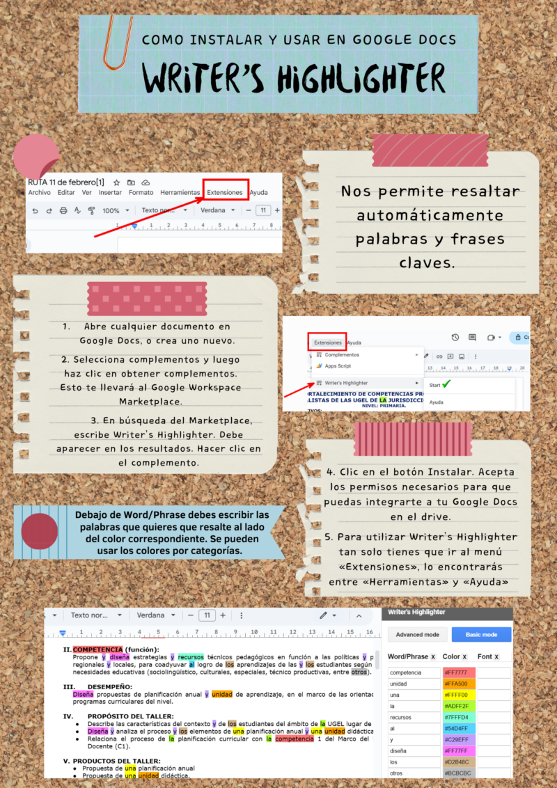 documento-a4-datos-sobre-creatividad-con-fotos-collage-amarillo